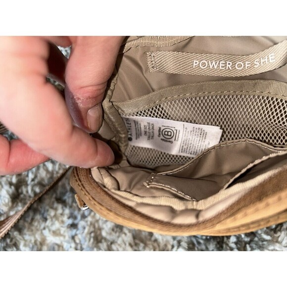 Athleta Excursion Crossbody Waist Belt Bag Fanny Pack Brown - Picture 7 of 8